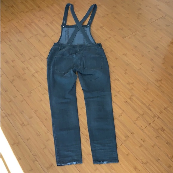 HP 🎊 Free People Dark Green Denim Overalls - Picture 6 of 8